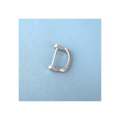 D-ring Nickelfri Silverfärgad 2,5 cm
