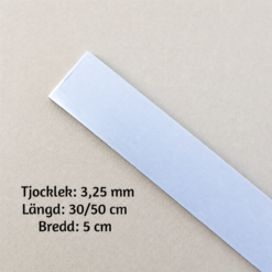 3,25 mm 80CRV2 Kolstål - 5 cm bred
