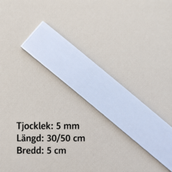 5 mm 80CRV2 Kolstål - 5 cm bred