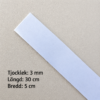 3 mm UHB 15N20 Kolstål - 5 cm bred 30 cm lång