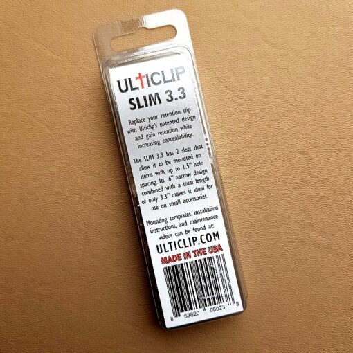 Clip Slim 3.3 från Ulticlip baksida