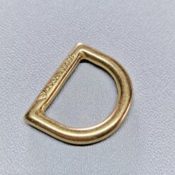 D-ring av Mässing 2 cm bred