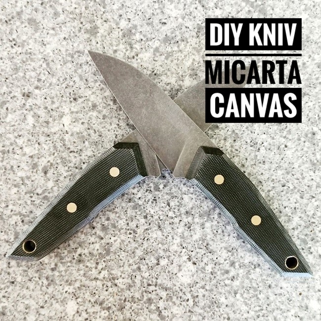 Lär dig tillverka en kniv med knivskaft av micarta