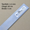 2 mm 26C3 Kolstål GFS: 5 cm bred