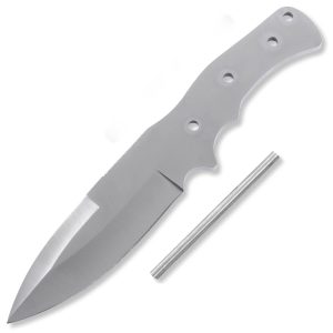 Knivblad och stålstav