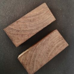 Wenge tvärsågad Skalor 2-pack