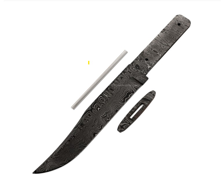 Knivblad Bowie Damaskus