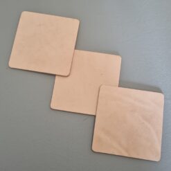 2 mm läderbit fyrkantig